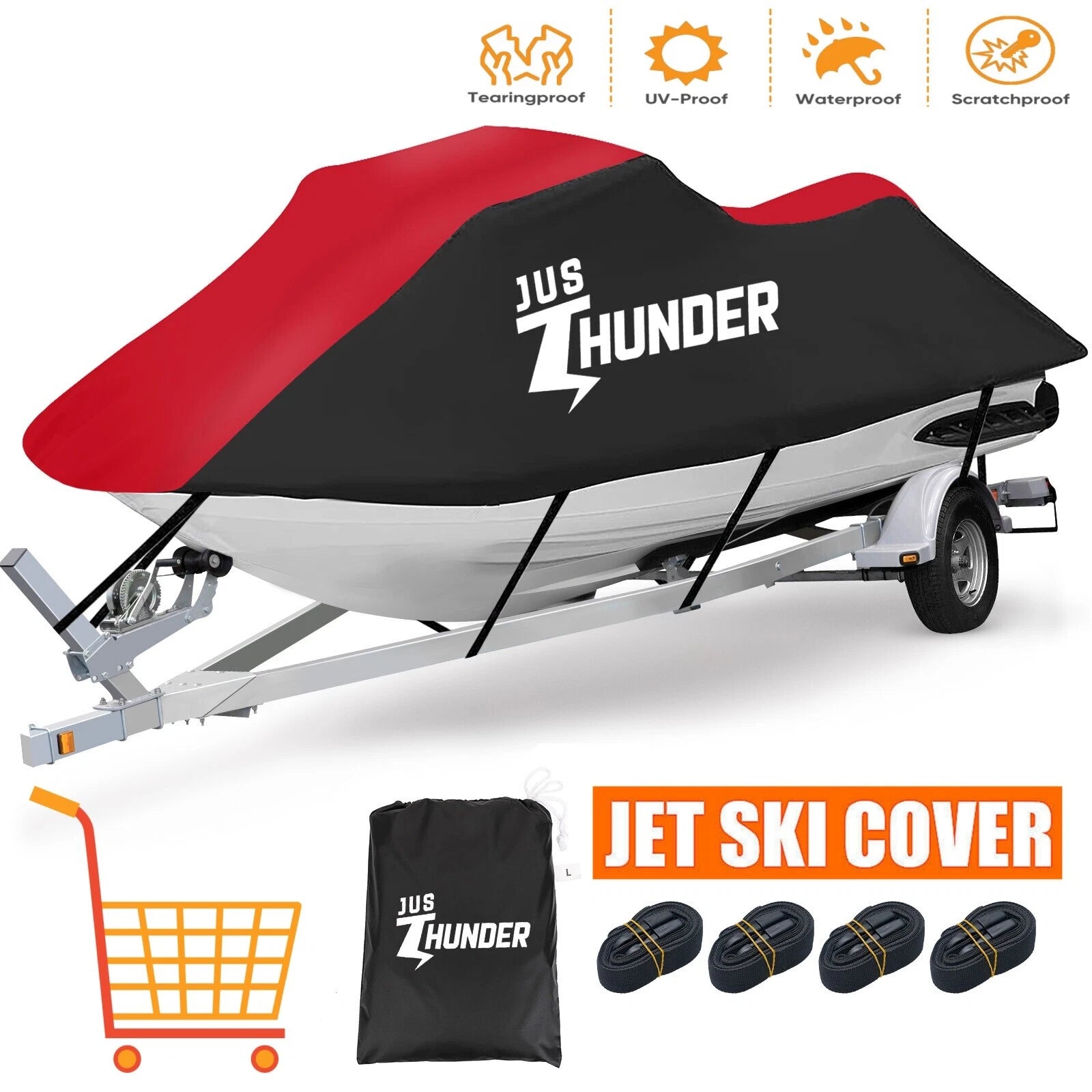 Jet Ski Cover for Yamaha WaveRunner FX HO, Sea-Doo Wake Pro 230 (2010–2023)
