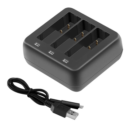 3-Way Battery Charger Dock for DJI Osmo Action 3 (2022)