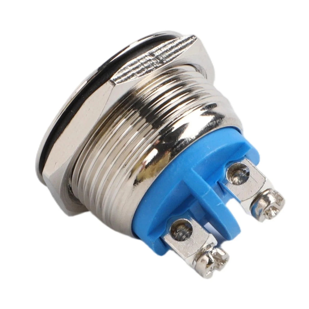 Push Button Switch 1 NO 19mm 250V AC/DC 5A for Auto Car Horn/Starter