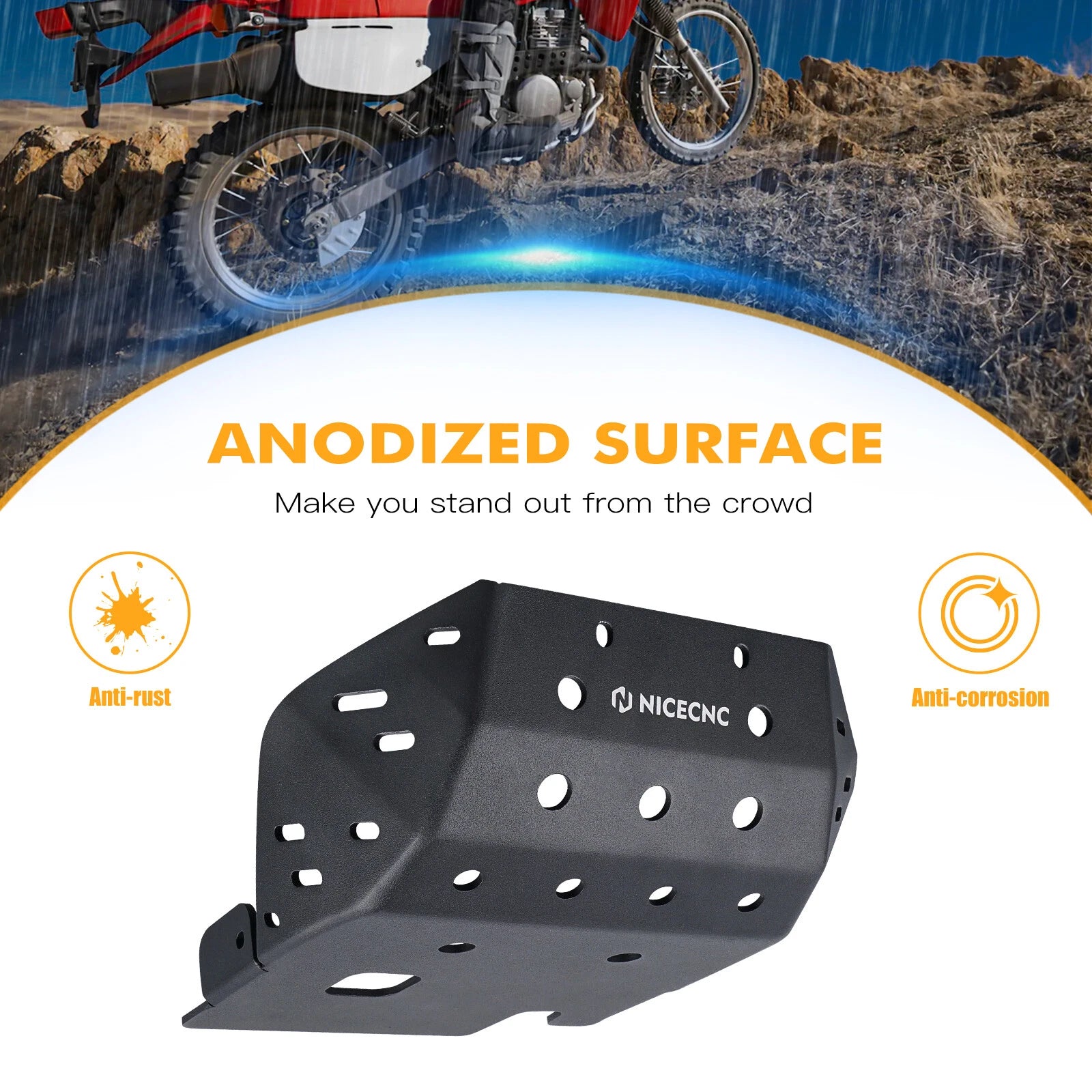 Skid Plate Protector for Honda XR650L (1993–2025) NICECNC