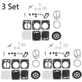 Set of 3 Carburetor Repair Kits for SeaDoo 650 717 787 800 GTI GTS GTX SP SPX