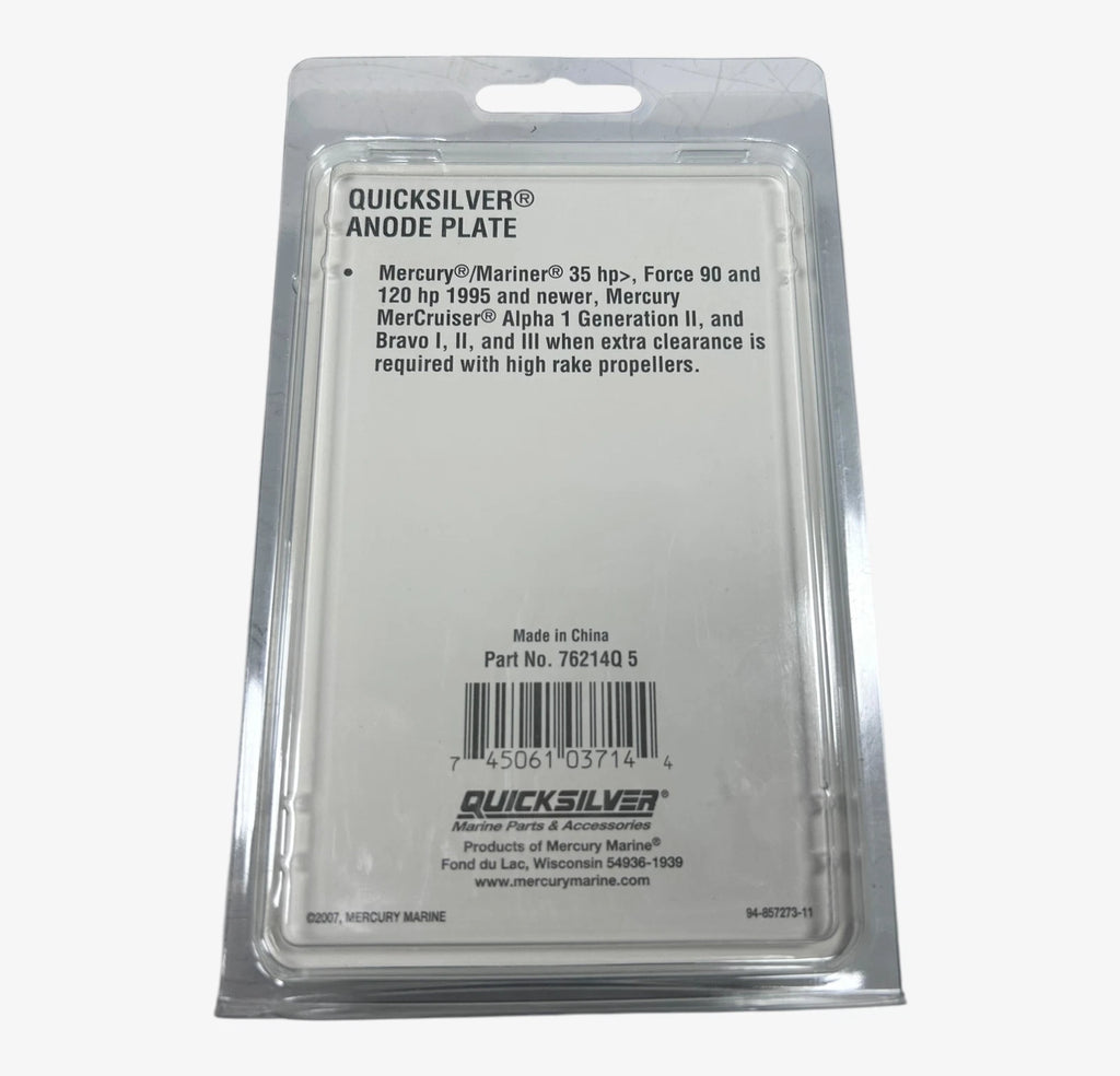 Anode Plate Kit for Mercury Quicksilver (7214Q5)