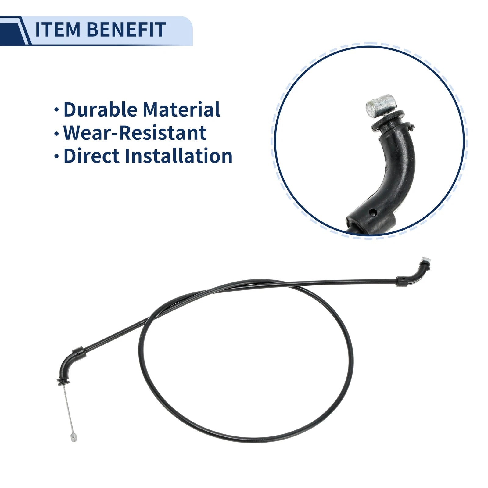 Hood Latch Release Cable Replacement for BMW 745i (2002–2005)