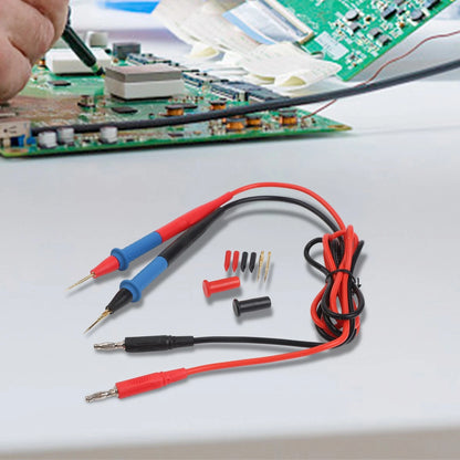 Multimeter Pen Tip with Silicone Wire and Detachable Needles