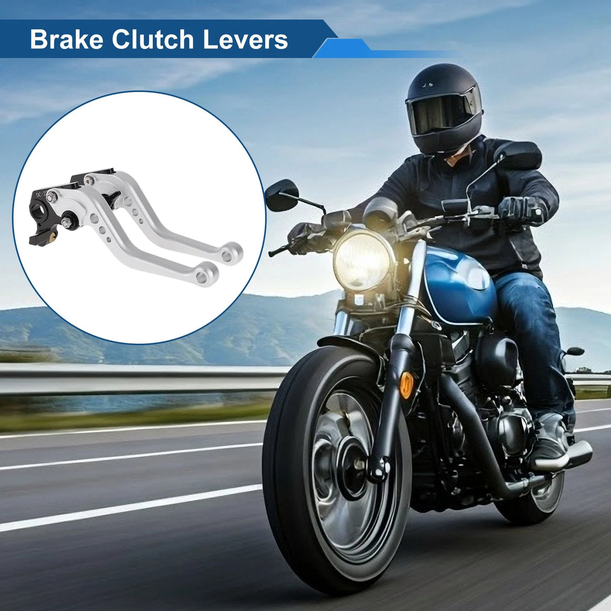 Adjustable Short Brake Clutch Lever for Ducati Hypermotard 796 (2008–2012)
