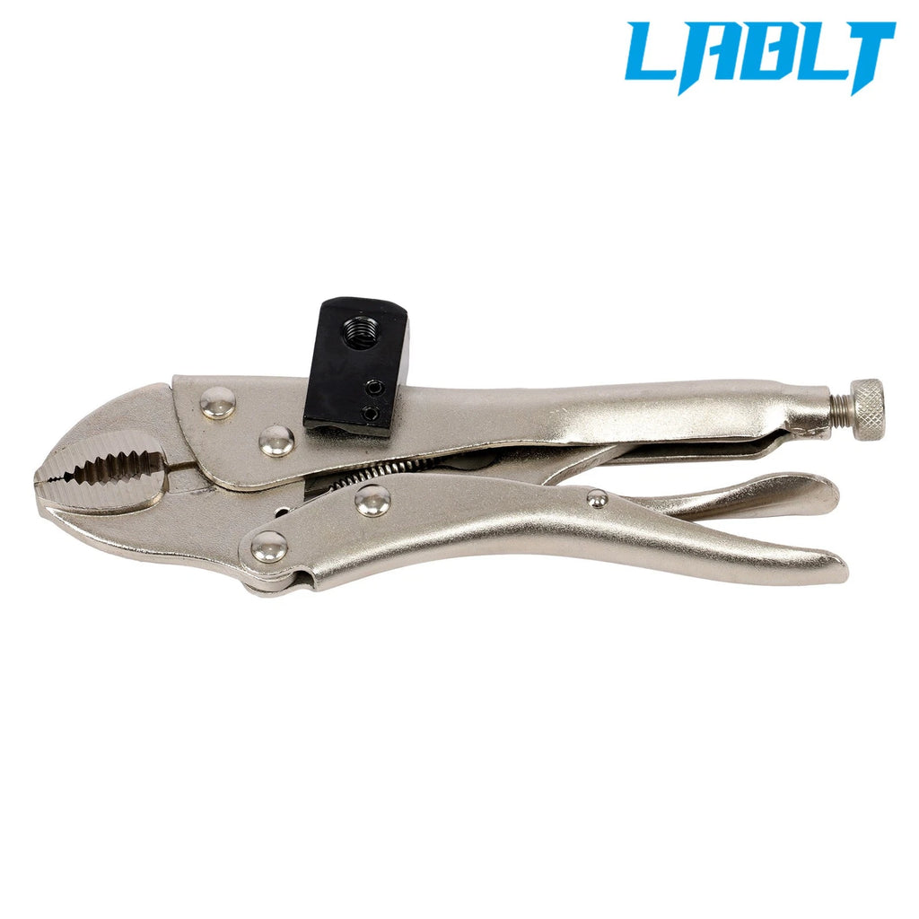 Flexible Arm Vise Grip with 1" Dial Indicator for Automotive Use