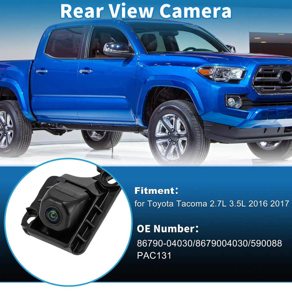 Rear View Backup Camera Replacement for Toyota Tacoma 2016–2017