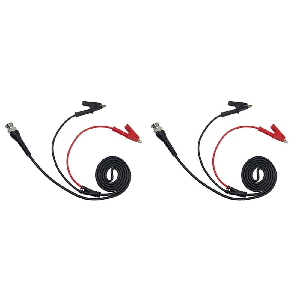 Crocodile Clip Probing Cables with Coaxial BNC Connectors (Pack of 2)