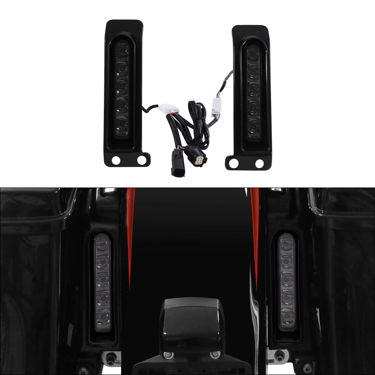 Saddlebag LED Filler Lights for Harley Touring (2014–2024)