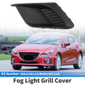 Front Left Fog Light Grill Replacement for Mazda 3 (2014–2016) ABS