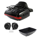 LED Trunk Pad Backrest Rack Speaker for Harley Street Glide (2014–2026)