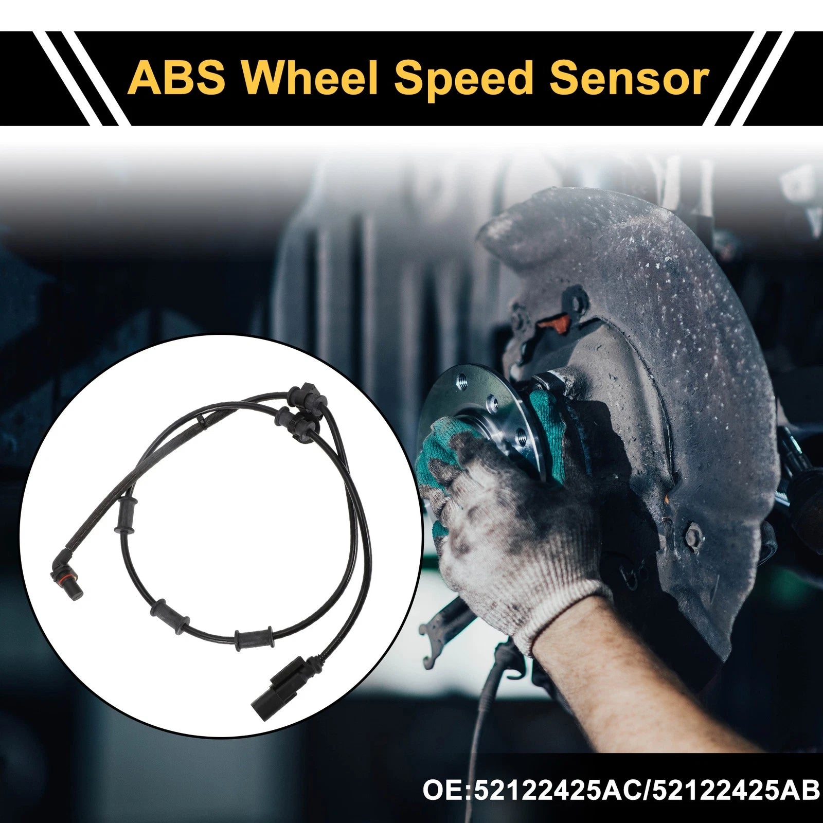 ABS Wheel Speed Sensor Front Left Right for Dodge Ram 2500 (2014–2018)