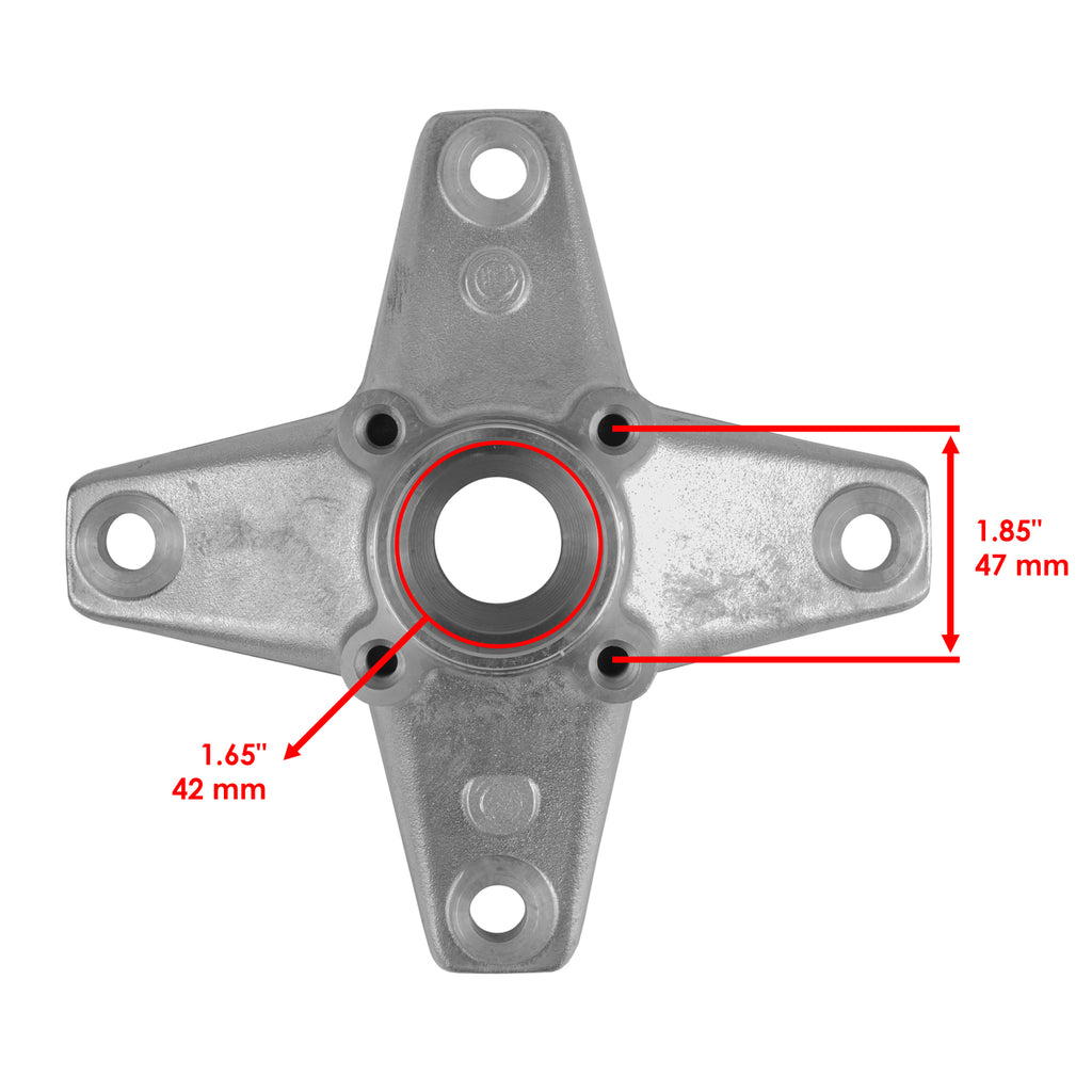 Front Wheel Hub with Bolts Left Right Replacement for Yamaha YFZ450 (2006–2009)
