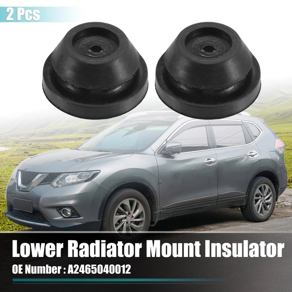 2pc Rubber Lower Radiator Mount Insulator for Mercedes-Benz CLA 45 AMG (2014–2020)