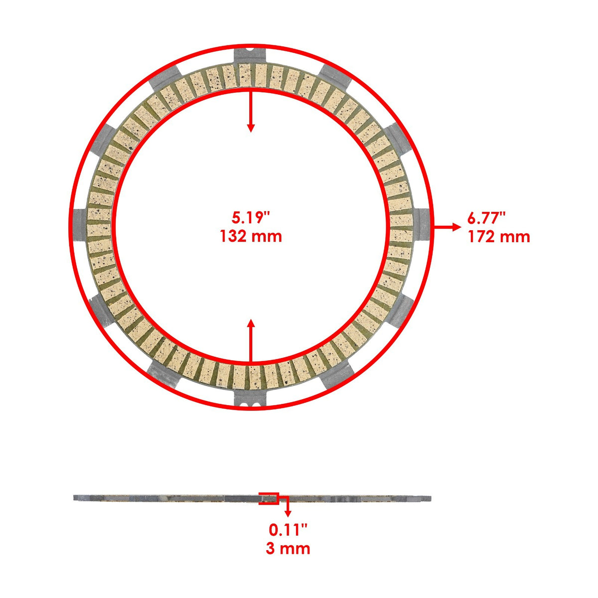 Clutch Friction Plates and Gasket Kit Replacement for Yamaha V-Max (1985–2007)