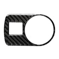 Carbon Black Headlight Switch Panel Cover Trim for Audi TT TTS TTRS (2008–2014)