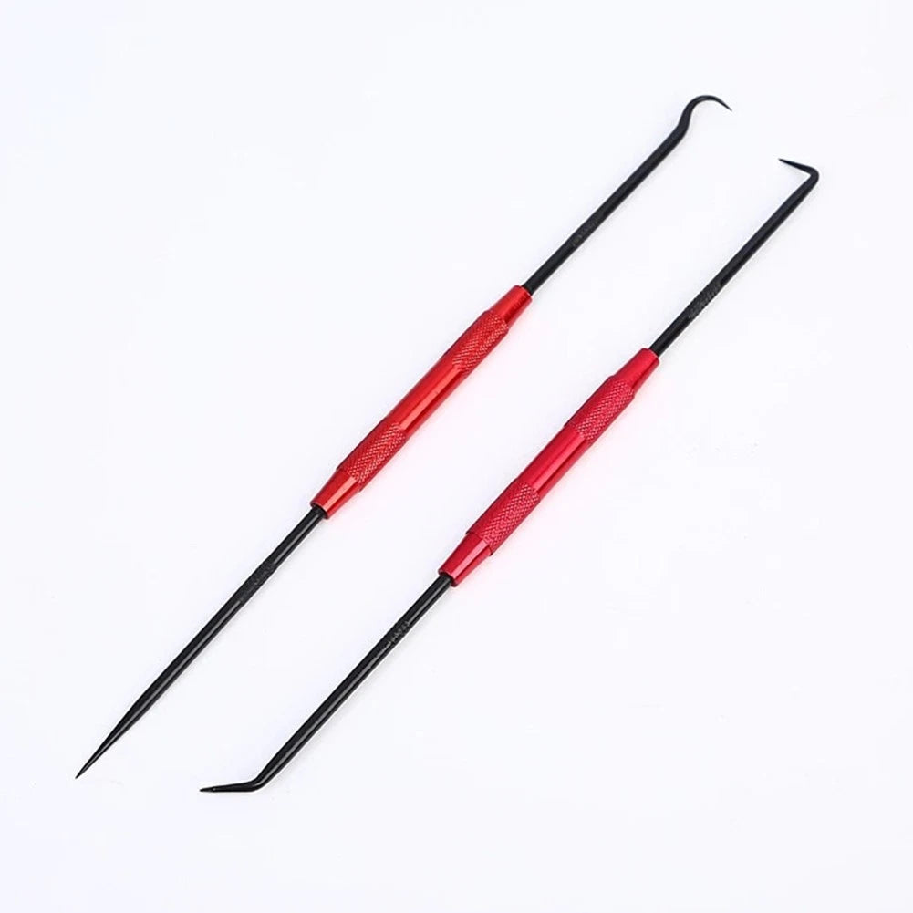 Set of 2 Aluminum Alloy Steel Doubleheaded Pick & Hook Tools