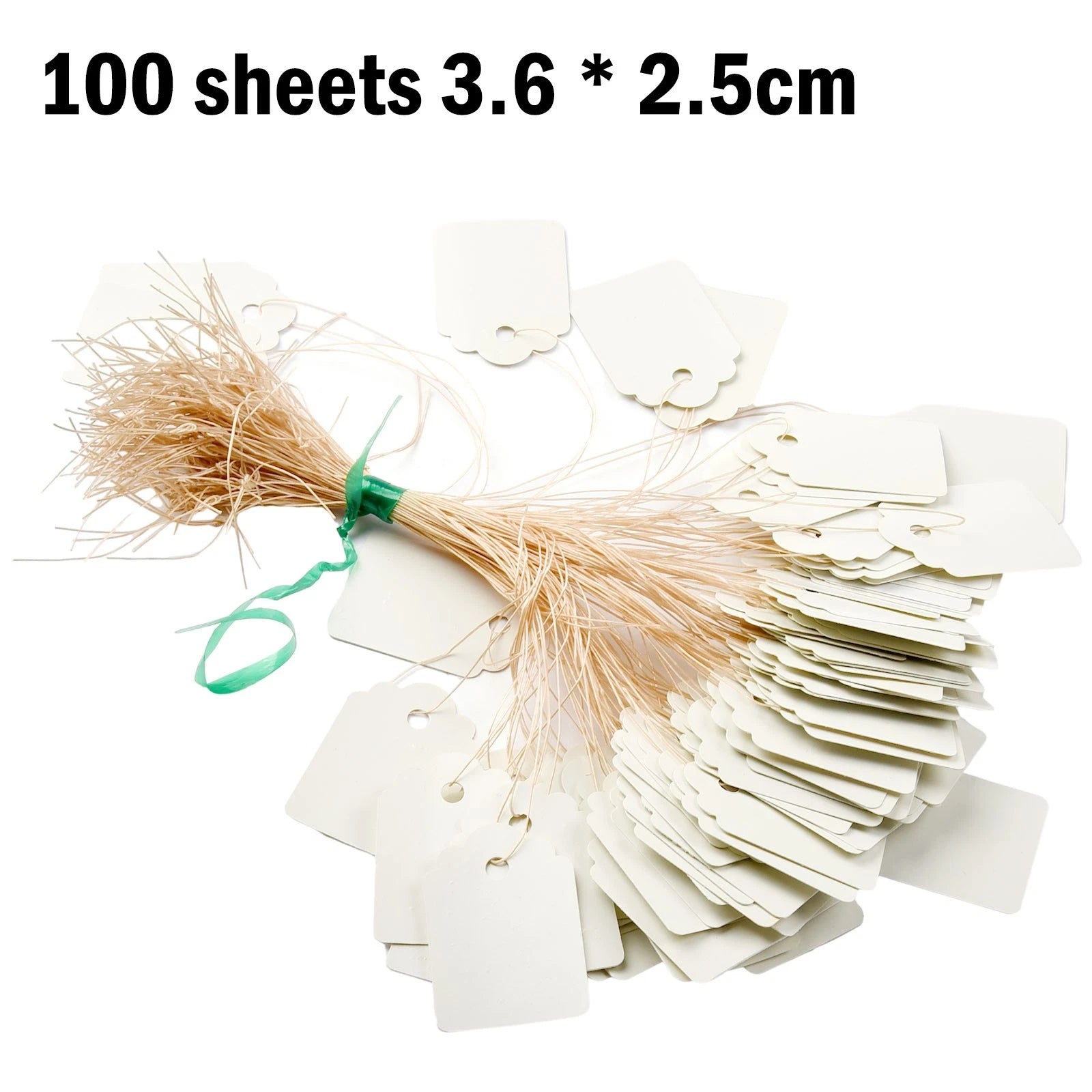 100 Pack Waterproof Plastic Plant Labels for Garden Use