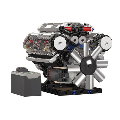 V8 Engine Motor Building Blocks for Visible Model