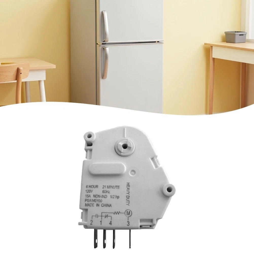 6 Hour Cycle Timer for Refrigerator (Standard Household Voltage)