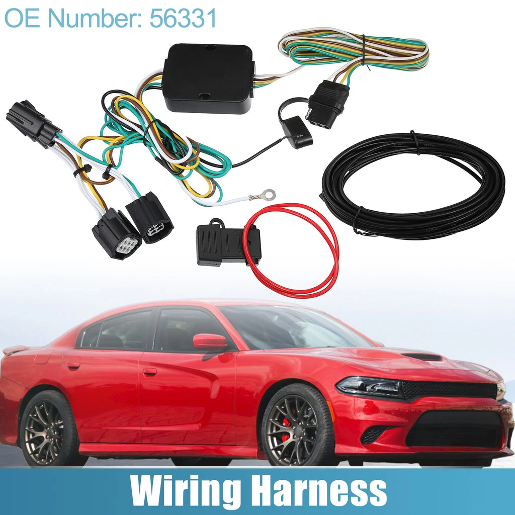4-Pin Trailer Wiring Harness Set for Dodge Grand Caravan (2011–2016)