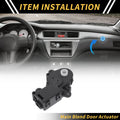HVAC Heater Blend Door Actuator Replacement for Chevrolet Colorado (2004–2012)