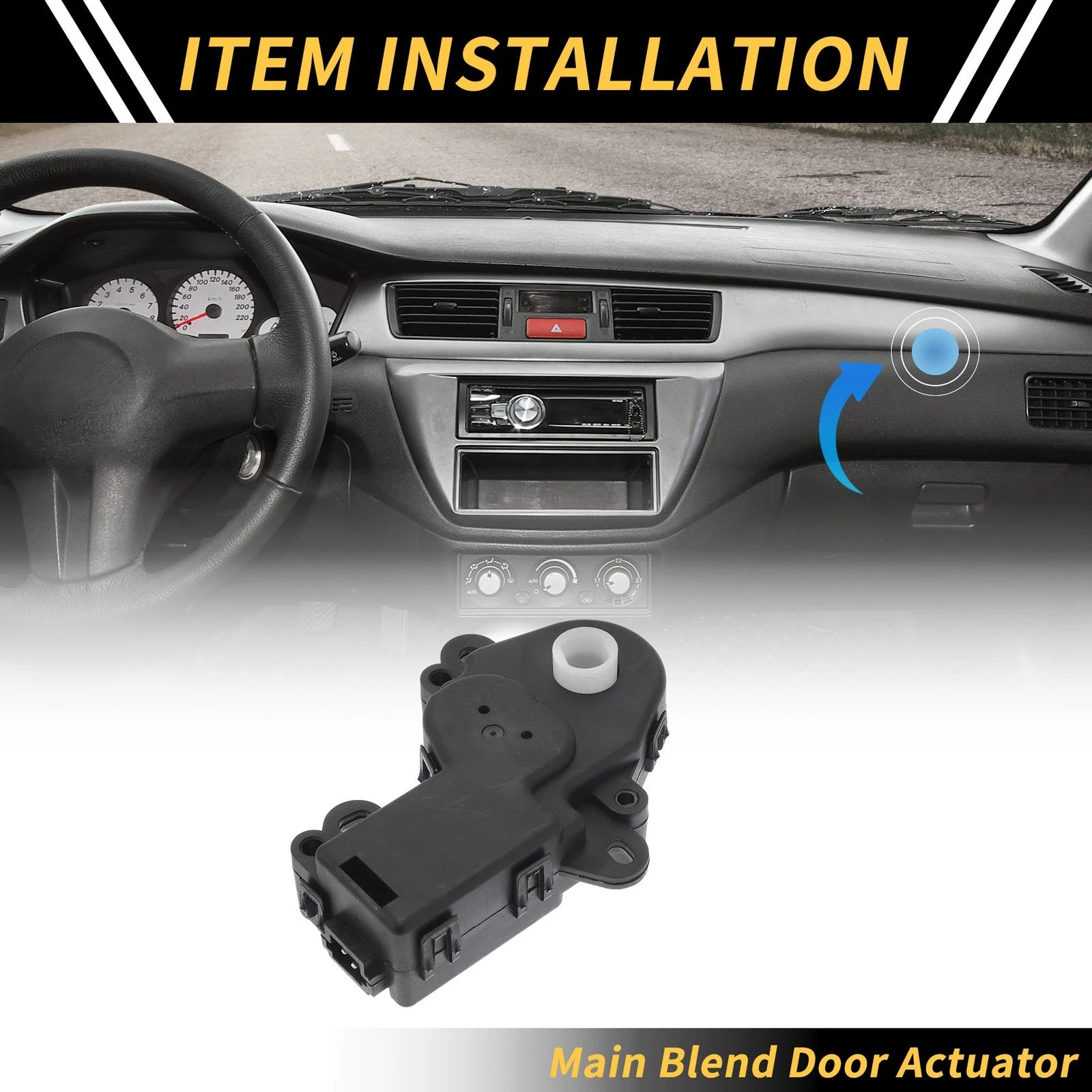 HVAC Heater Blend Door Actuator Replacement for Chevrolet Colorado (2004–2012)