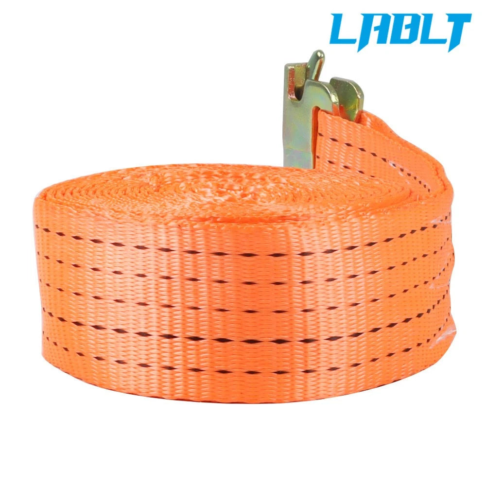 8 Pack E-Track Ratchet Straps 2"×15' 4400LB Heavy Duty Polyester for Trucks
