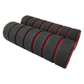Ergonomic Handlebar Covers for Motorcycles (Red & Black, Non-Slip)