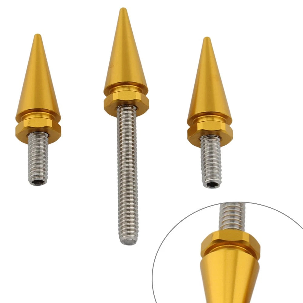 3X 6mm Gold Windshield Screw for Harley Electra Glide (2014–2023)