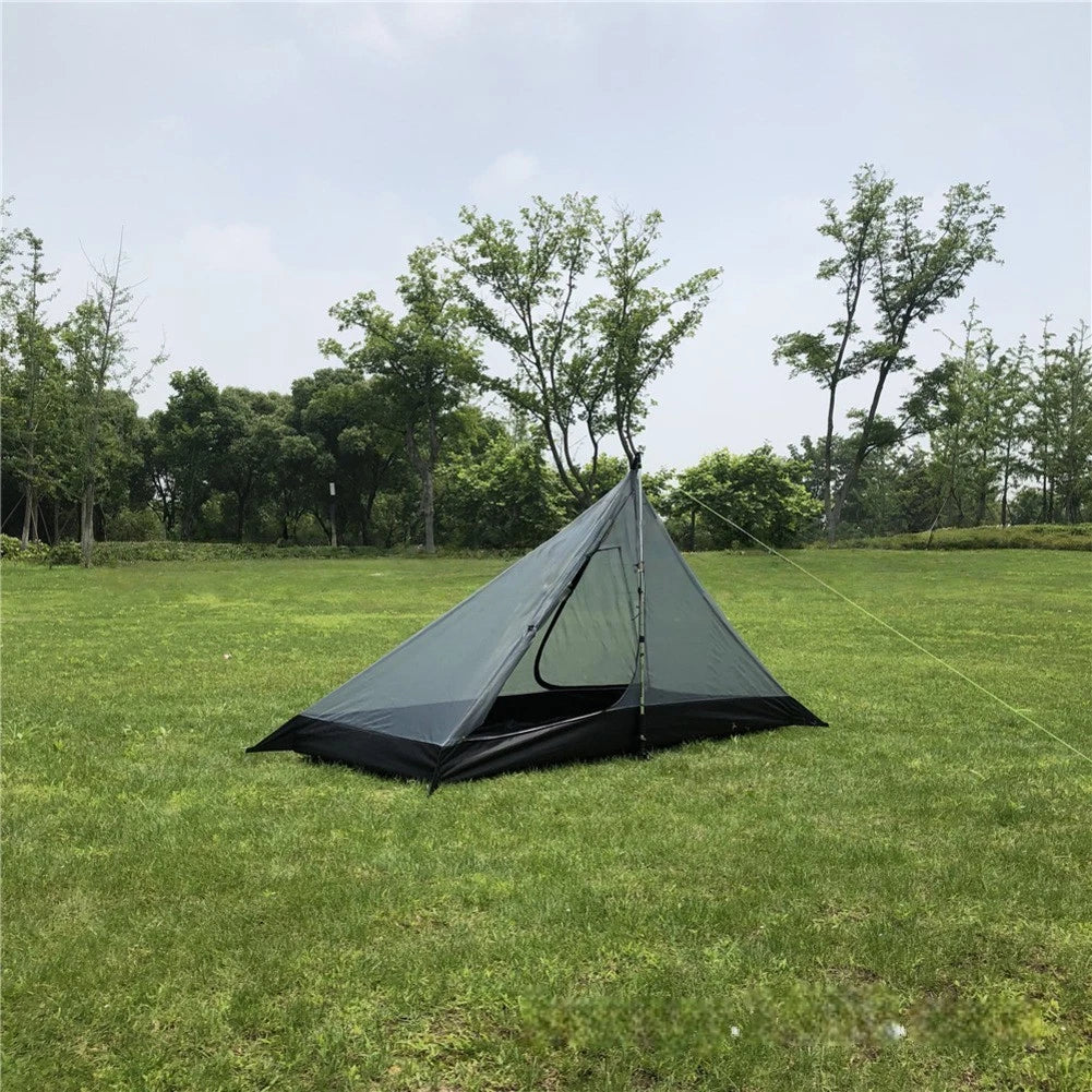 Half Mesh Tent for 12 Person (Ultralight, Poleless)