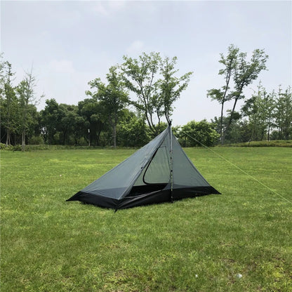 Half Mesh Tent for 12 Person (Ultralight, Poleless)