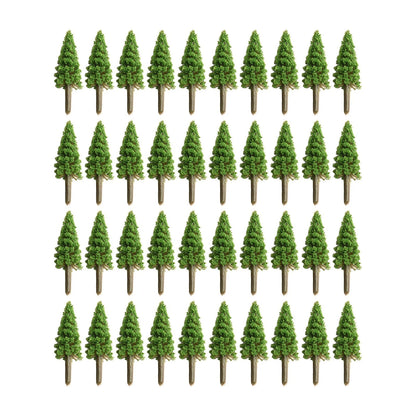 40x Model Landscape Miniature Railroad Scenery Decoration