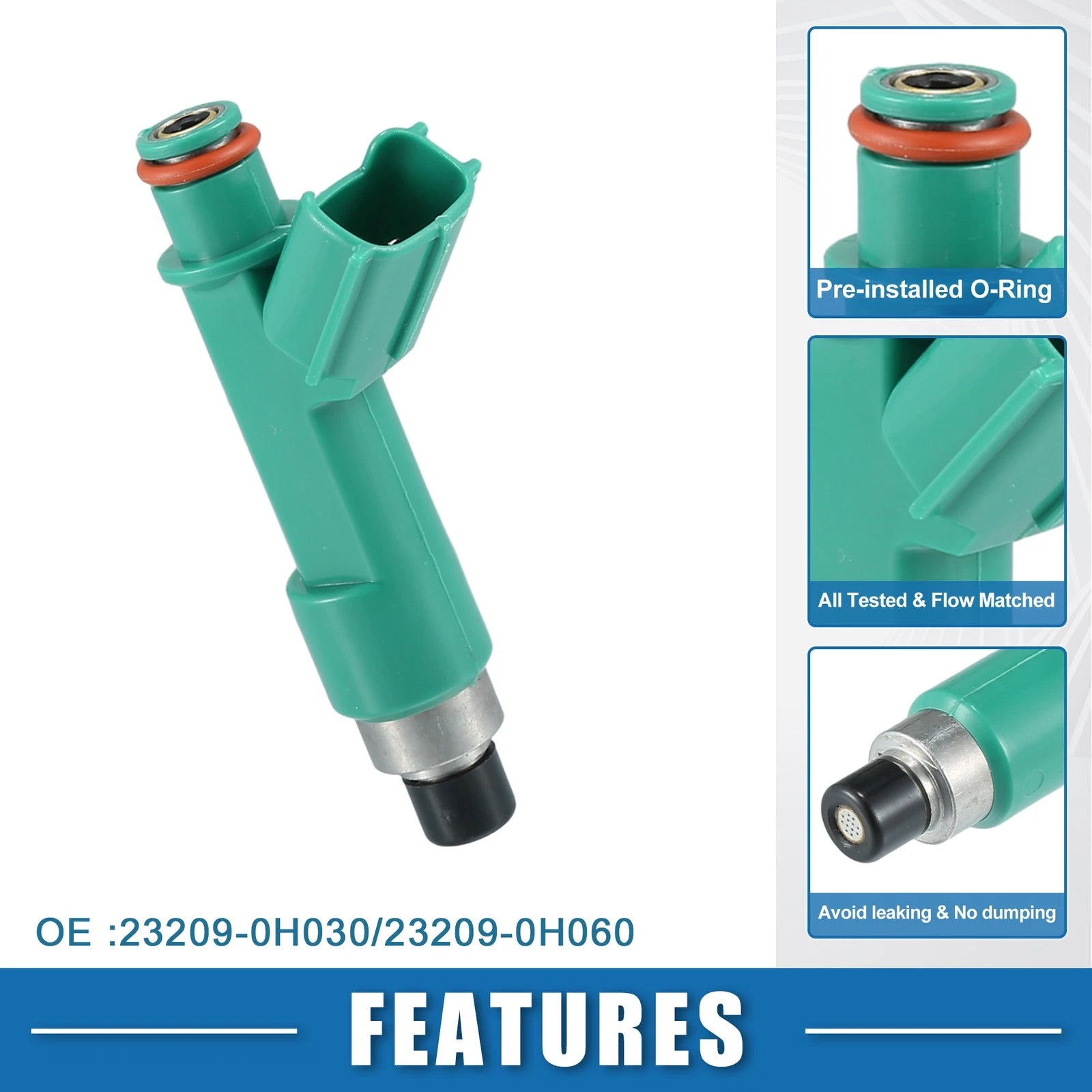 Fuel Injector Replacement for Toyota Camry 2.4L (2004–2009) 4 Piece Set