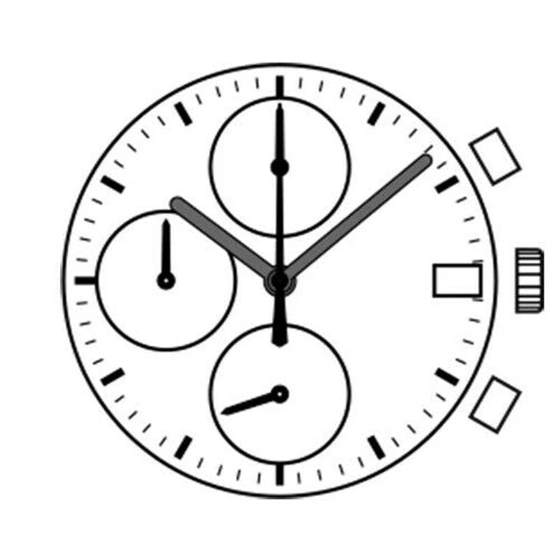 Watch Movement with Stem & Battery for ISA 9232 (23.3mm Diameter)