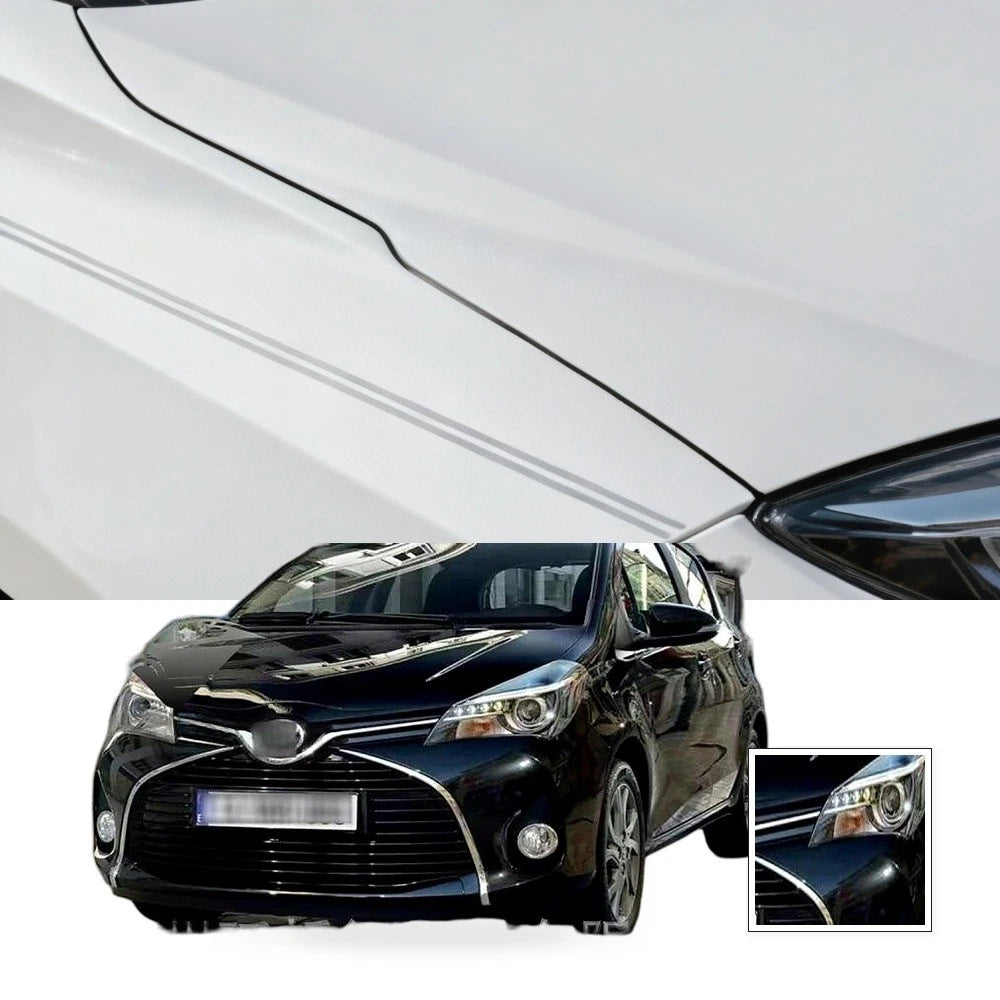 Left Heated Mirror Glass for Toyota Yaris (2012–2018)