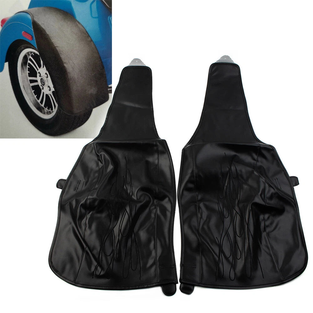 Fender Bra for Harley Tri Glide Ultra Classic (2014–2023) - Black PU Leather