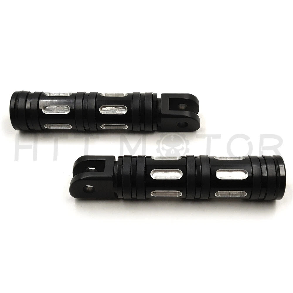 Black Edge Cut Footpegs for Harley FXBB FXBR FXBRS FXLR (2018–Later)