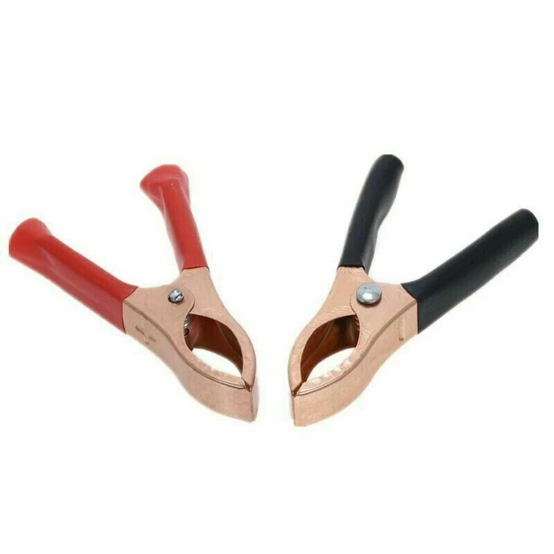 Set of 20 Electrical Battery Clip Cables Black/Red