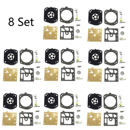 Set of 8 Carburetor Gasket Kit for Walbro K22-HDA (Chainsaw Trimmer)