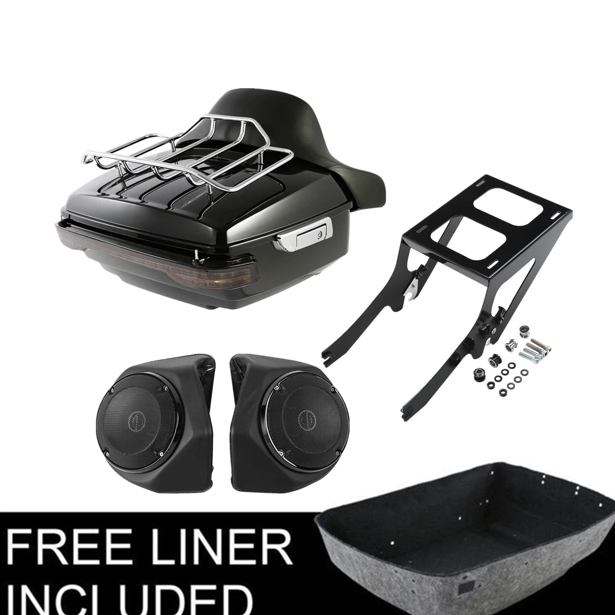 King Trunk Speakers for Harley Heritage Classic Deluxe (2018–Present)