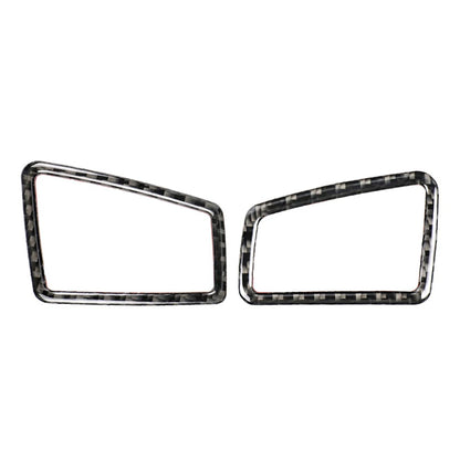 2Pcs Carbon Fiber Look Air Vent Outlet Cover for BMW 3 Series E90 E92 E93 (2005–2012)