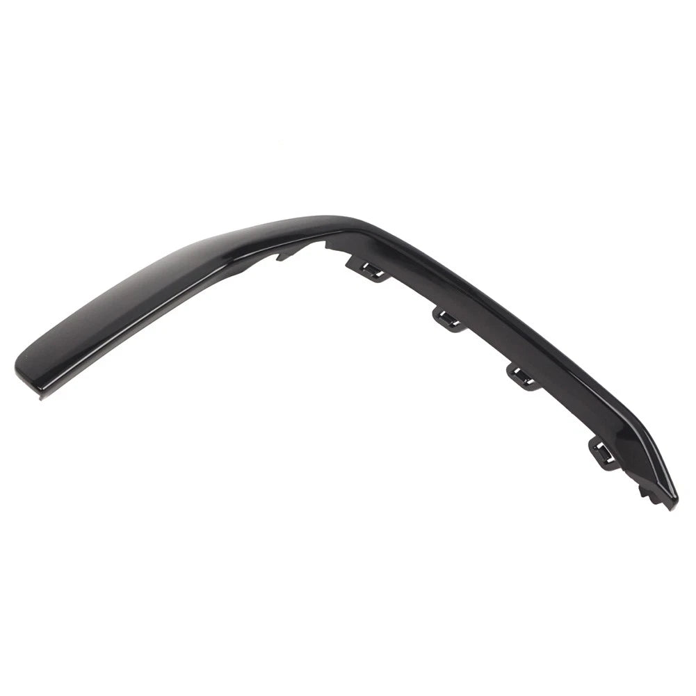 Front Bumper Side Molding Trim Glossy Black for Audi A6 C8 S6 (2019–2024)