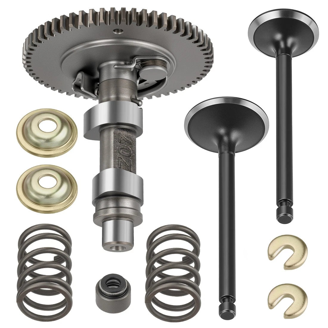 Camshaft & Intake Exhaust Valve Rebuild Kit for Yamaha Golf Cart G21-G23 (1996–2007)