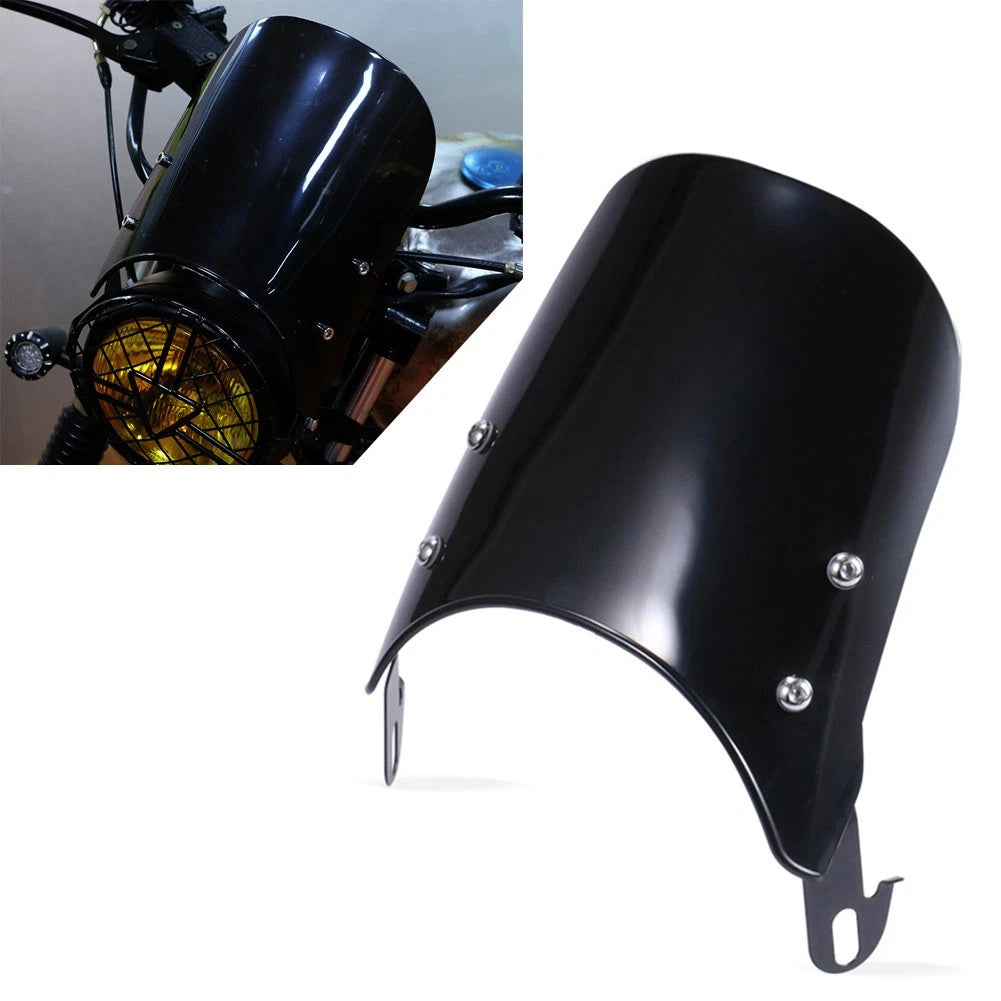 5-7'' Headlight Windscreen Fairing w/Bracket for Suzuki