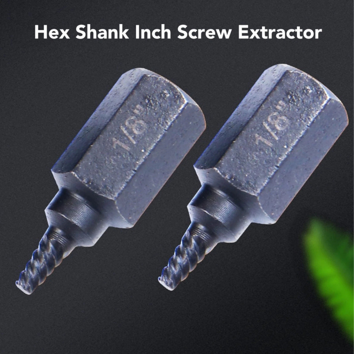 Multi Size Hex Head Screw Extractor Set for Bolts and Studs Removal