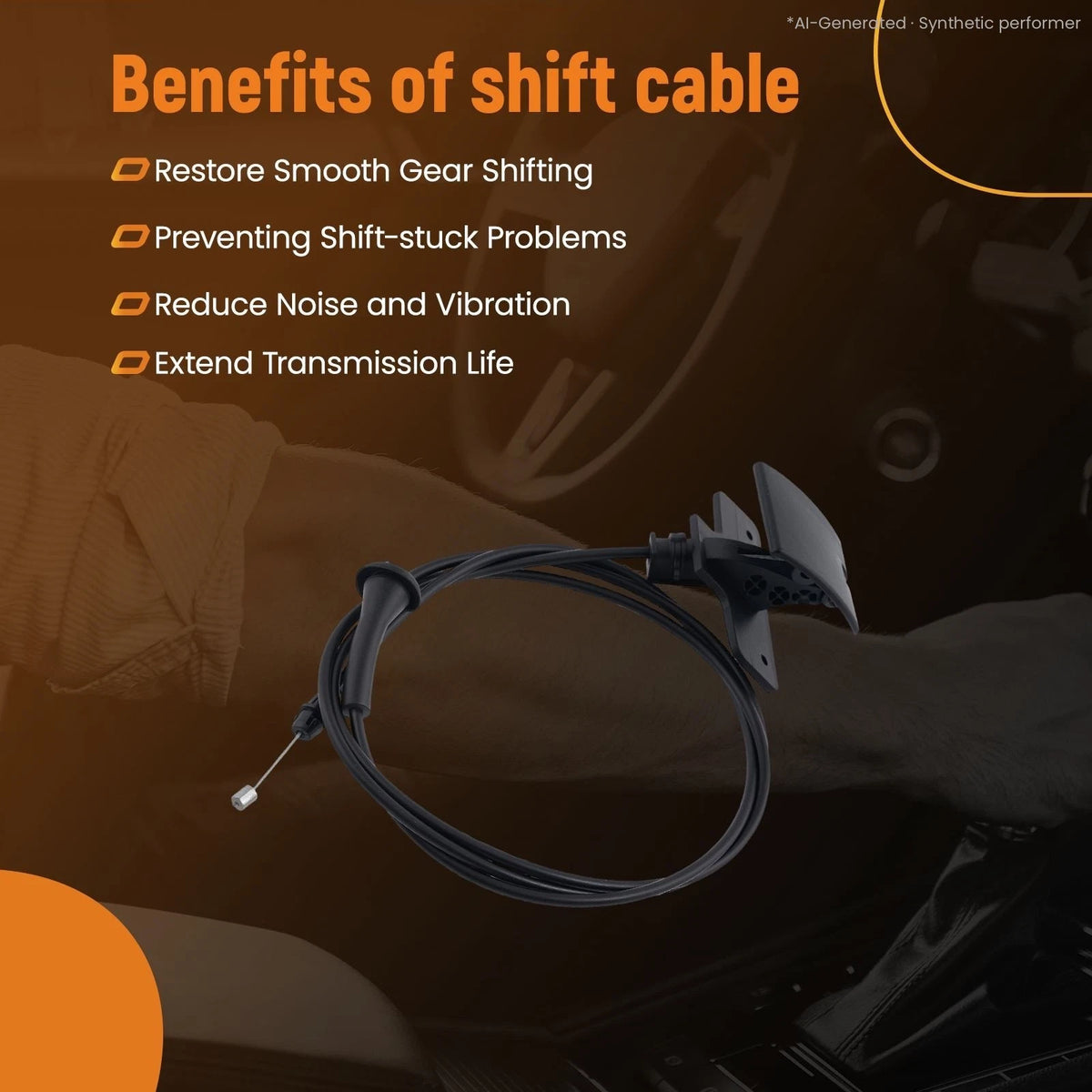 Front Hood Release Cable for Chevrolet Express 4500 (2009–2019) 912-102