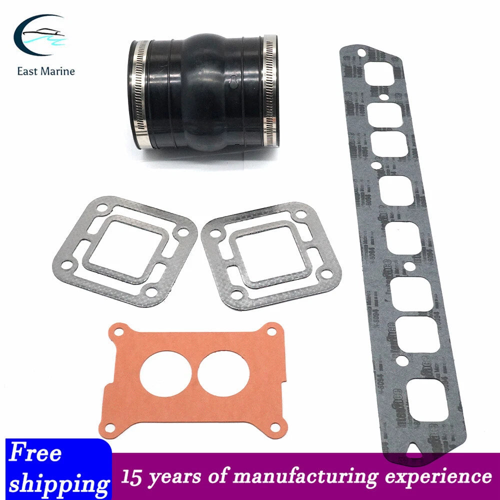 Exhaust Hose Bellows Kit for Volvo Penta (Replaces 3863450, 3852741, 89222, 18-2780)
