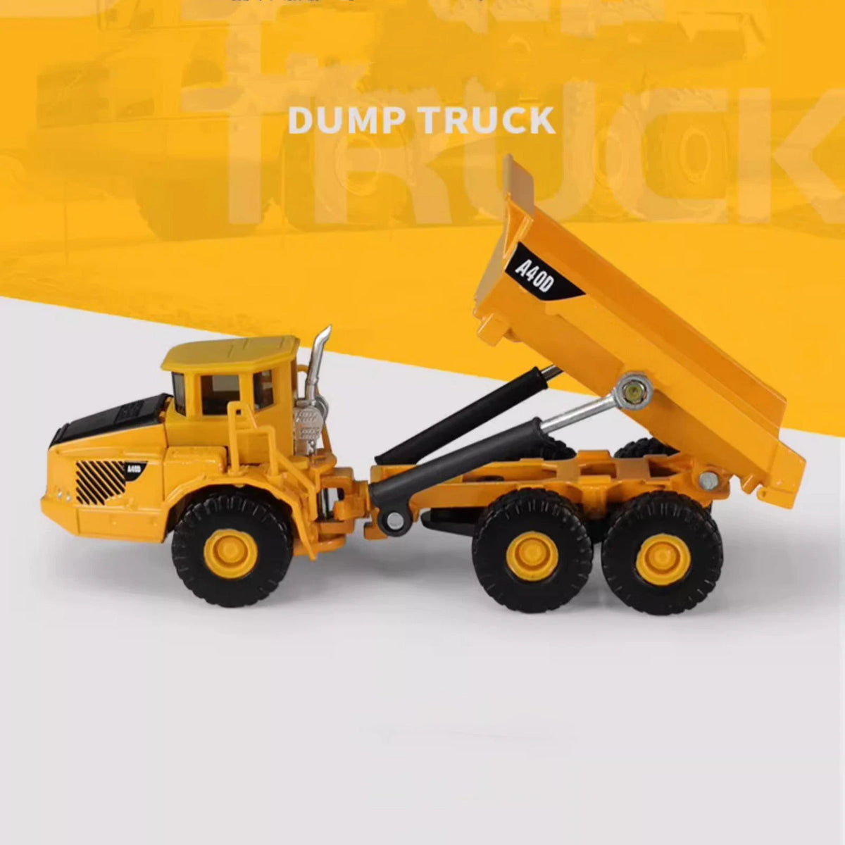 Diecast Alloy Mining Dumper Truck Model 1/87 Scale (13.5cm)