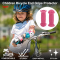 Handlebar Grip Covers 100mm Soft Boy MTB End Grip Protector Pink 1 Pair for